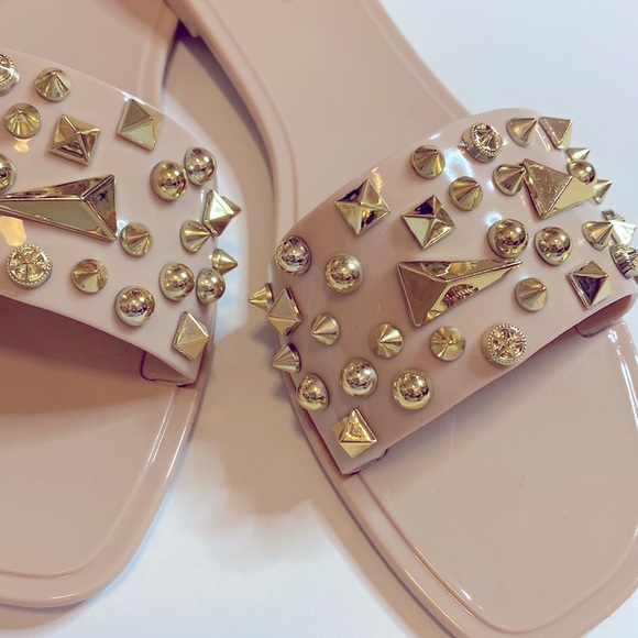 Studded jelly flat sandal NWT! Size 6 - Picture 6 of 11